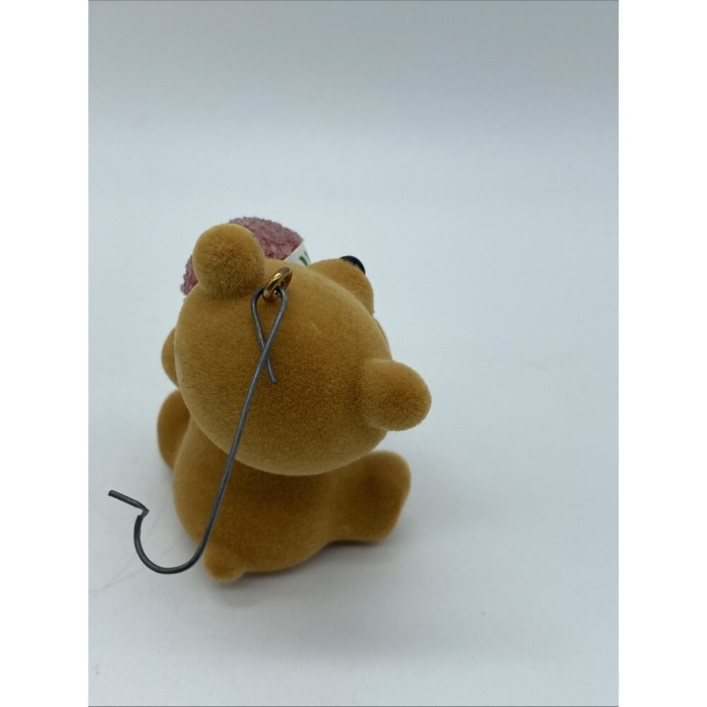 Hallmark Keepsake Very Strawberry Teddy Bear 1988 Christmas Collection Ornament - Picture 3 of 12